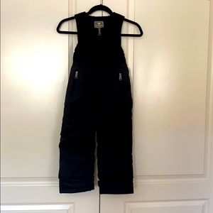 White Sierra Kids black snow bib - size 4T.
